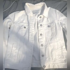 Old Navy white denim jacket